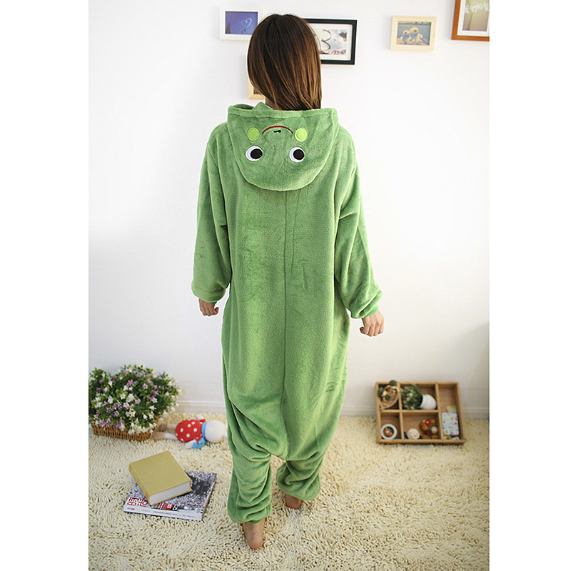 El Comercio exterior nuevo de franela de dibujos animados animal de una pieza pijamas Sullivan pareja de padres e hijos de una pieza pijamas ropa para el hogar
