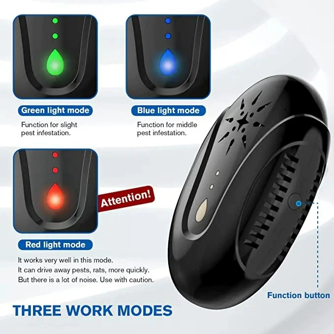 Ультразвуковой репеллент крыс производителей прямой трансграничной Новый горячий Отпугиватель вредителей электронный репеллент змея репеллент