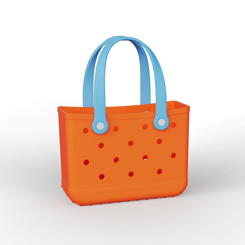 파란색이 섞인 주황색