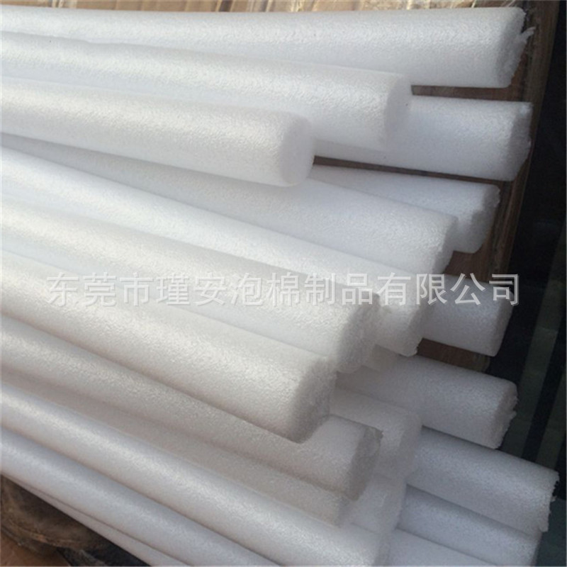 批发10mm直径白色泡沫棒减震耐腐墙体填缝堵漏珍珠棉实心棒