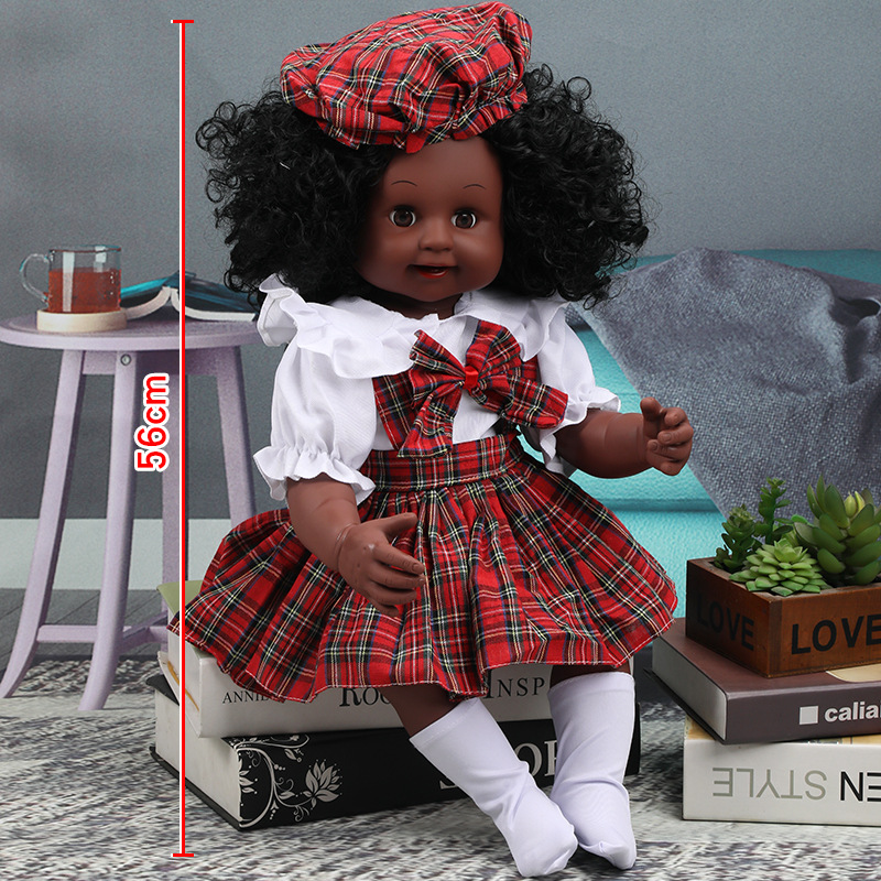 56 cm Rebirth Simulación de regalos de Barbie Baby Soft Girls Toy Set Muñecas para niños