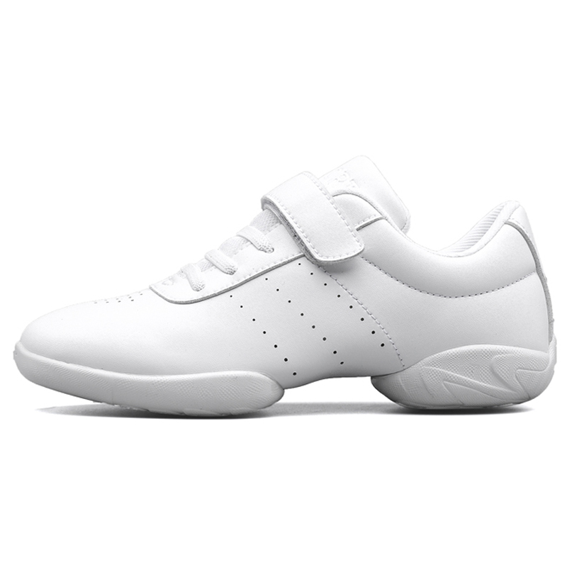 Zapatos aeróbicos deportivos, zapatos blancos, zapatos deportivos, zapatos de entrenamiento para mujeres, zapatos de competencia, zapatos suaves para niños