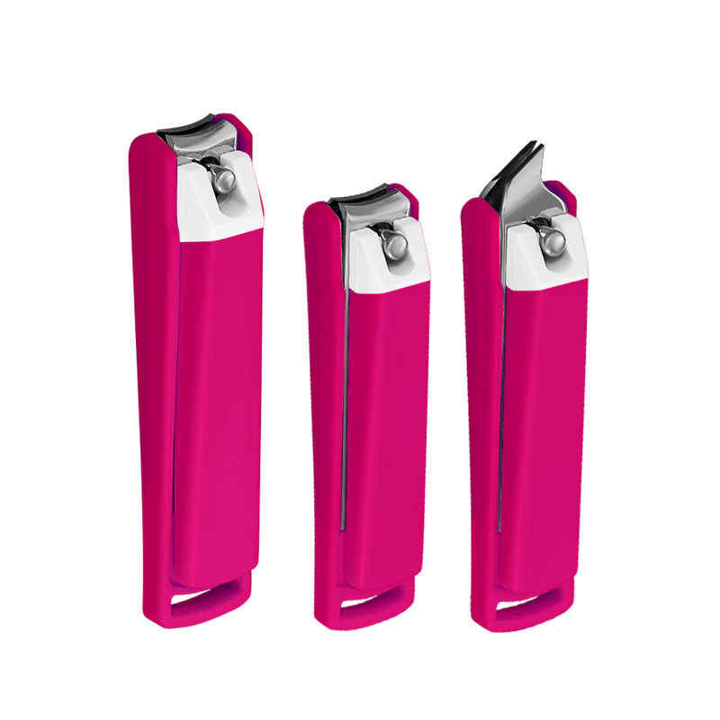 Resistente a salpicaduras lindos pinzas de uñas conjunto zanja con un solo gran al por mayor pinzas de dibujos animados cuchillo de uñas cortador de uñas piel muerta
