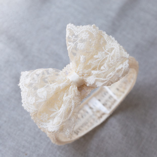 Baby lace hair band baby headdress baby girl hair band princess hair accessories bow