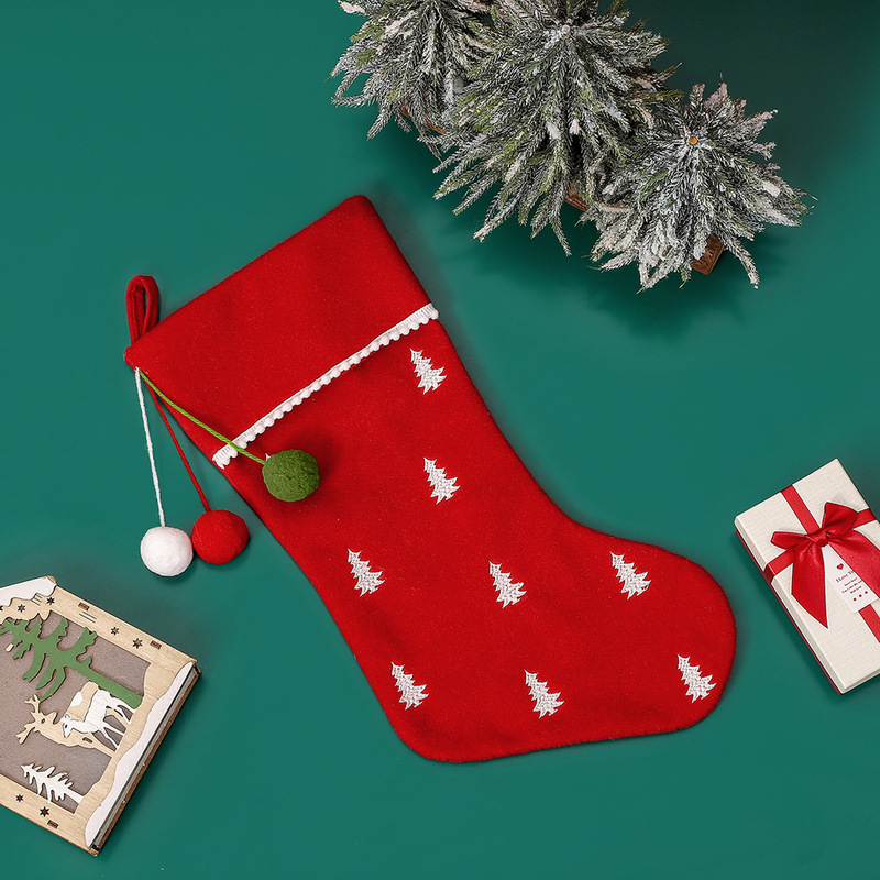 クロスボーダーのクリスマスの靴下のプレゼントの袋のクリスマスツリーはクリスマスの装飾の用品の大きいサイズのキャンディーの靴下の装飾の吊り下げの部品を掛けます。|undefined