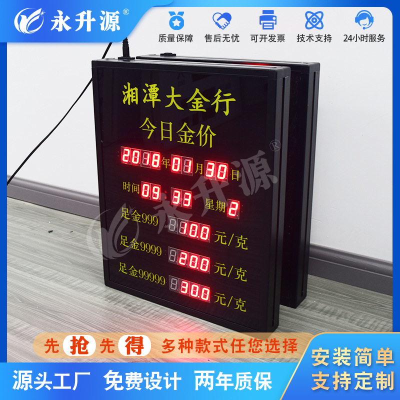 �����������ʾ�ƽ�۸�������ڷ����Ŀ��led���ӿ���