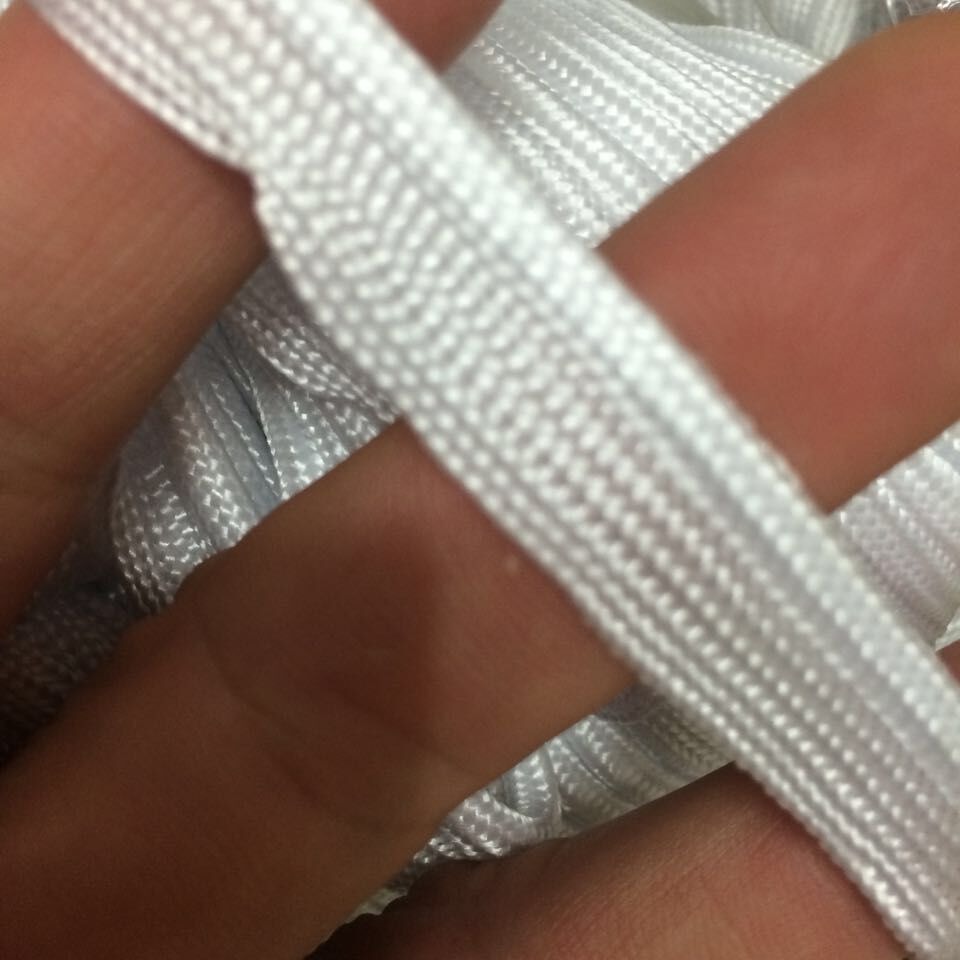 直条圆形黑白色子母带 平纹子母 滚边子母绳服装辅料镶边绳