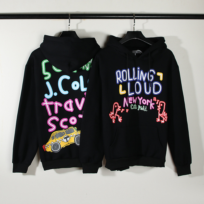 Travis Scott Rolling Neon Headliners Hoodie 2
