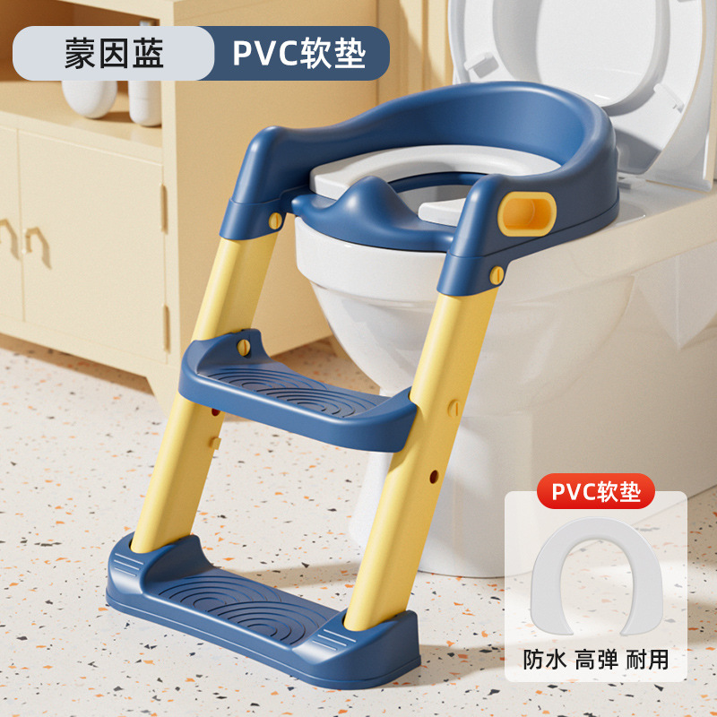 Inodoro para niños Tipo de escalera Inodoro especial para niños, niños, niñas, bebés, almohadillas auxiliares, escalones, taburetes, anillo de inodoro