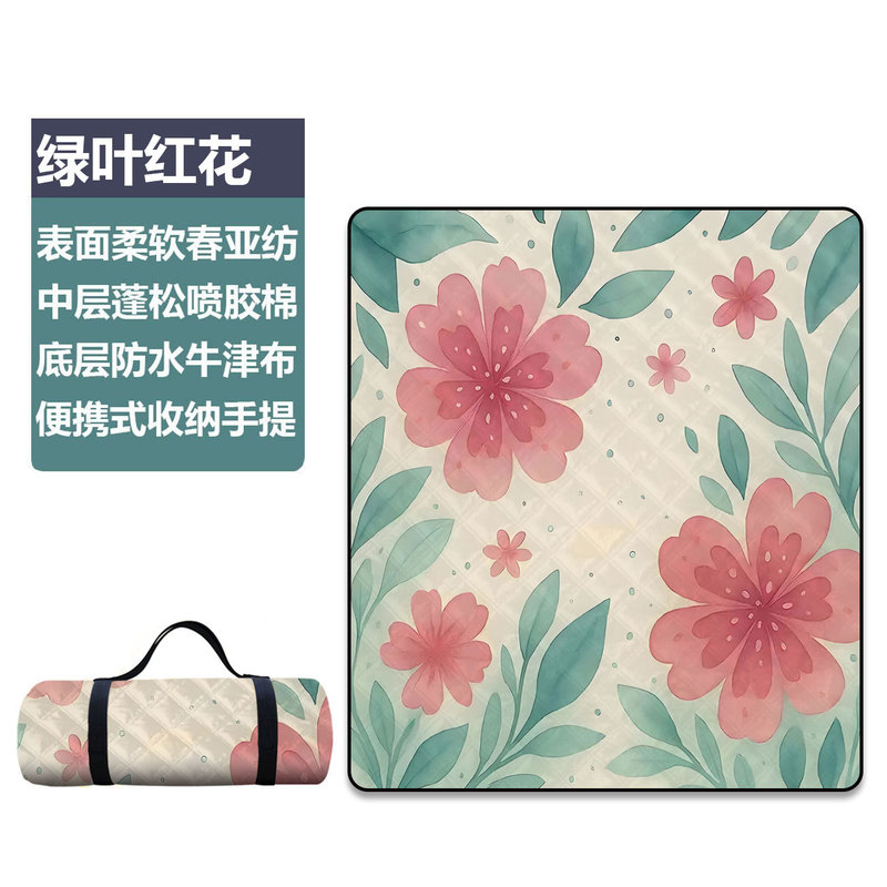 印花超声波野餐垫防水防潮垫子野餐布爬爬垫子户外露营野餐定制垫|undefined
