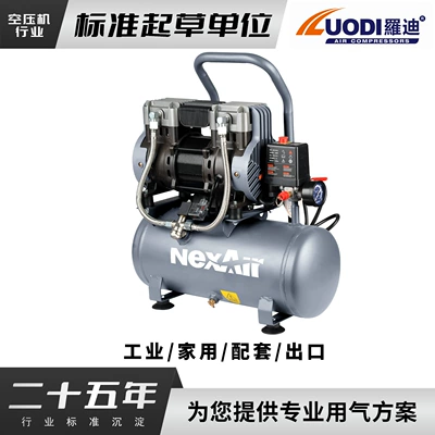 Customized piston air pump for woodworking and painting, 220v, small portable silent oil-free mini air compressor