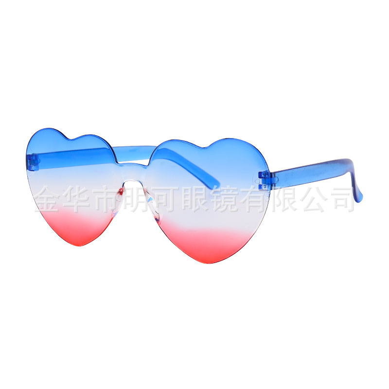 Gafas de Fiesta en Forma de Corazón de ABS para Fiesta del Día de la Independencia