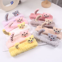 可爱呆萌立体老虎发带 秋冬洗脸敷面膜专用头箍化妆头套批发