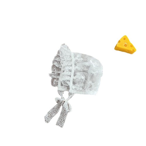 Baby Hat Sweet Lace Edge Baby Bonnet Summer Thin Model Cute Baby Headband Sun Hat Royal Hat