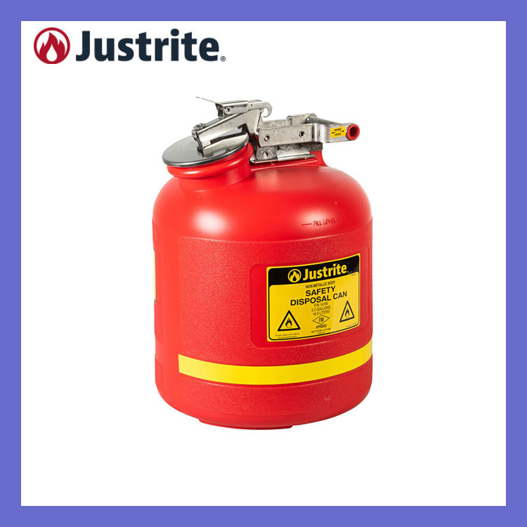 杰斯瑞特Justrite19L聚乙烯液体处置罐14765Z