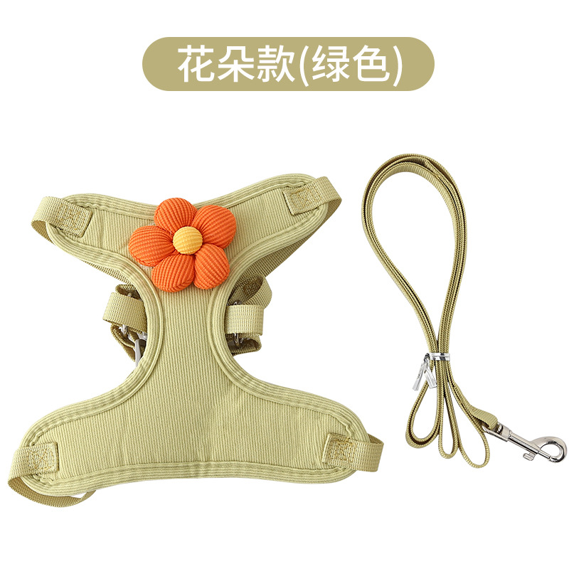 Flores verdes suaves