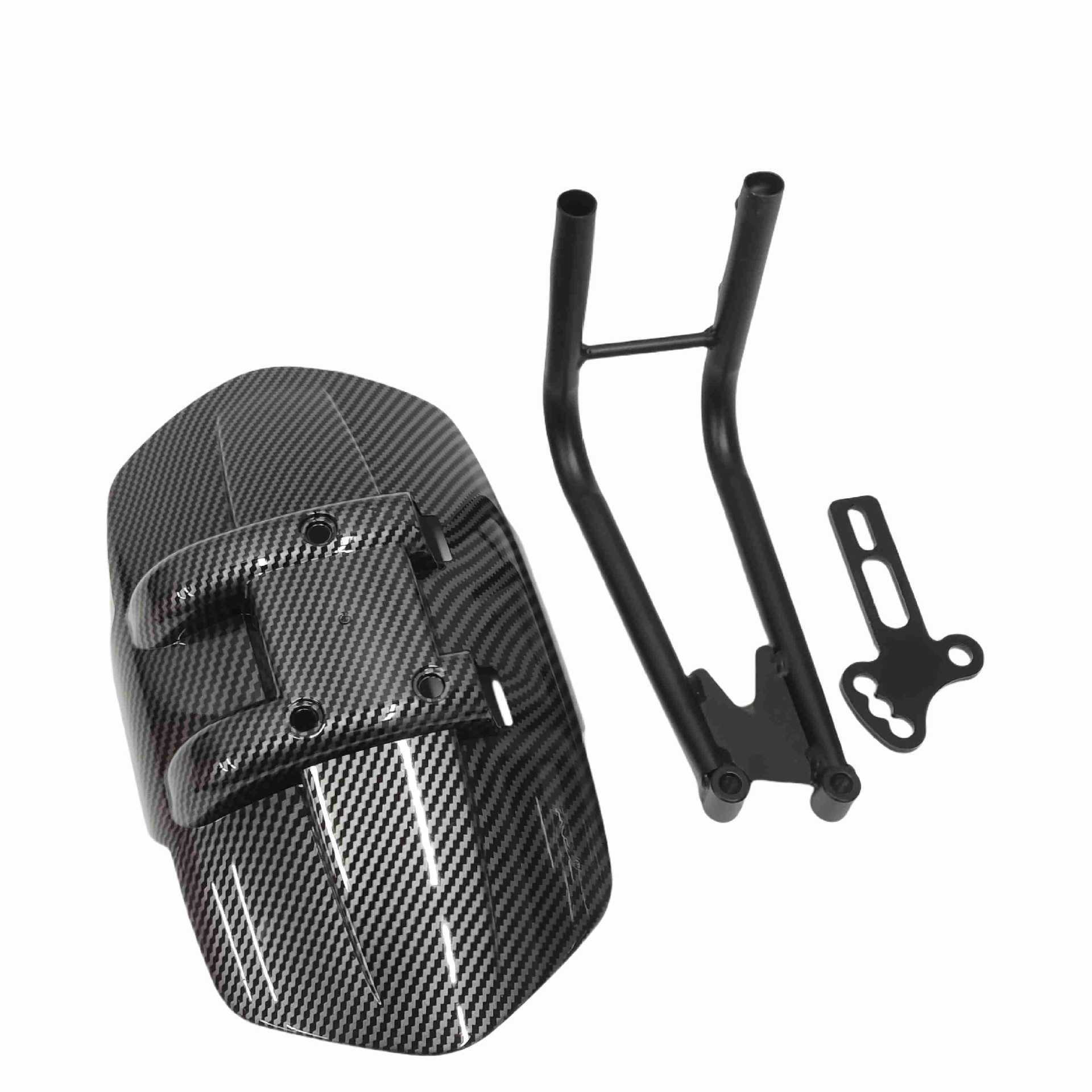 Daniu N7N9N9Gt Bull 10inch 12inch Universal Water Transfer Printing Iron Double-Tube Rear Fender Mudguard for Moped