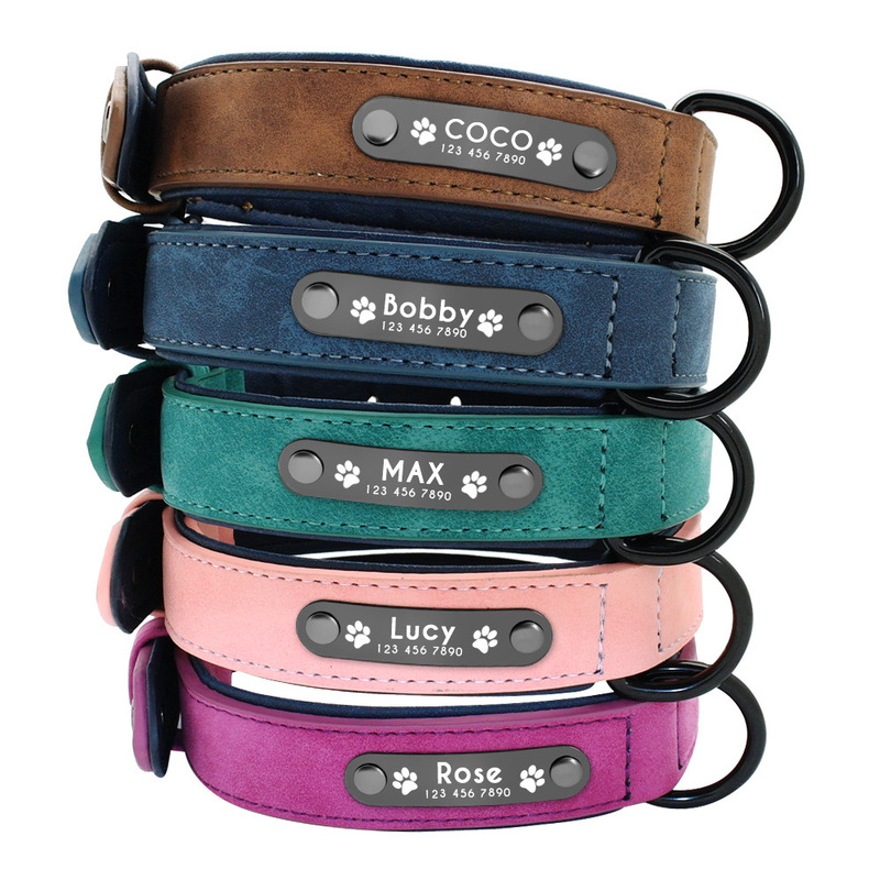Dog Collar Frosted Anti-Lost Husky Small Large Dog Puppy Pet Alaska Collar Collar Collar