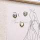 South Korea vintage rhinestone alloy accessories DIY hair accessories handmade homemade bow hairpin material