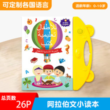 跨境儿童阿拉伯语英文双语点读发声书宝宝启蒙智能学习早教玩具