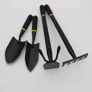 in stock sandblasting flower super four-piece small shovel to catch the sea flower suit manganese steel tool hoe shovel digging rake
