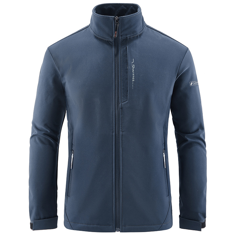 Men's Clothing plus velvet men's autumn and winter dad leisure middle aged and elderly men's thickened coat winter jacket sports_voghion.com