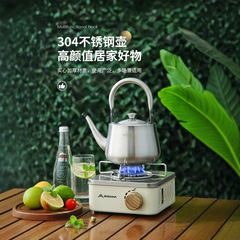 厚手のステンレス製304ケトル、ガス・電磁調理器対応、家庭用電気加熱、急速加熱、耐久性あり