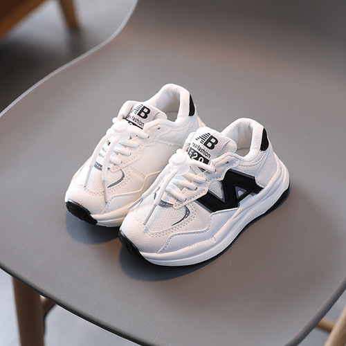 Boys' sports shoes 2024 spring new style baby girl's dad's shoes children's casual shoes boys' shoes drop shipping