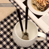Matte coffee handle, mixing stick, dessert spoon, Scandinavian fruit fork, tableware stainless steel, wholesale