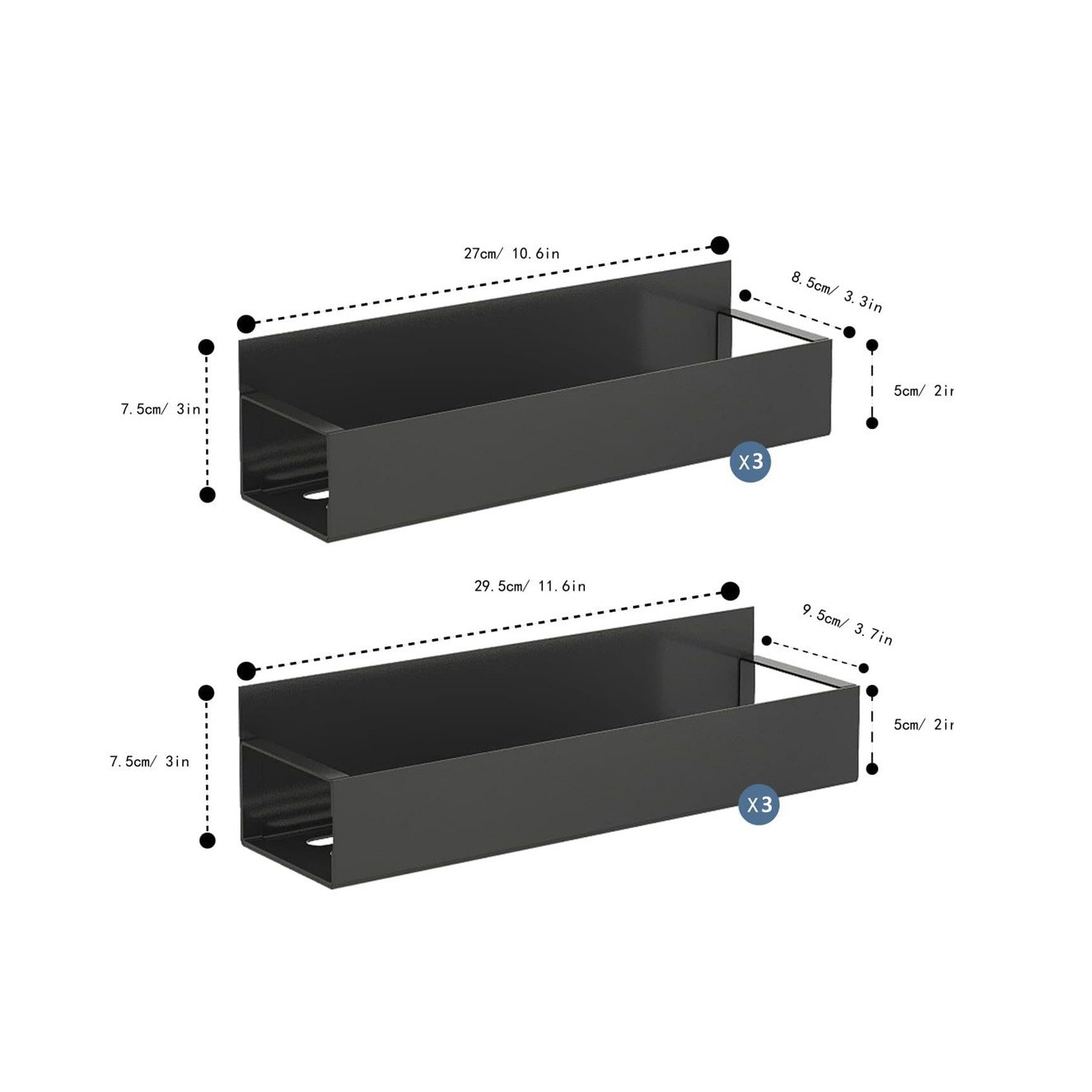 Estante de almacenamiento de imán lateral del refrigerador para almacenamiento de condimentos de cocina percha de almacenamiento móvil transfronterizo