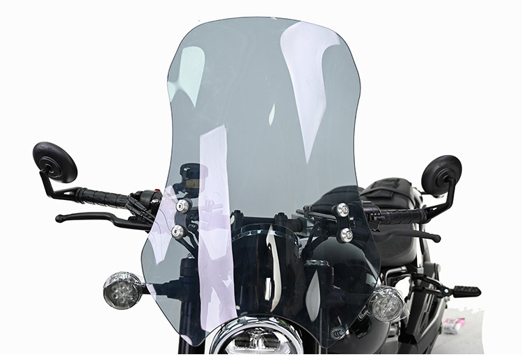 Motorcycle Windshield for CFMOTO 450CLC Modified Tempered Glass