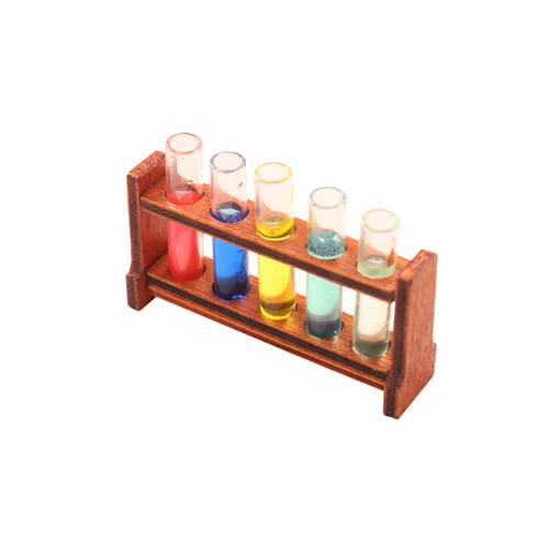 Miniature food toy color test tube 1:12 minutes ob11 dollhouse life scene bjd accessories dollhouse diy