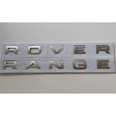 emblem, Range Rover Sport hood: Car logo - standard-rangerover-front-letter-mark-a-set-of-matte-silver