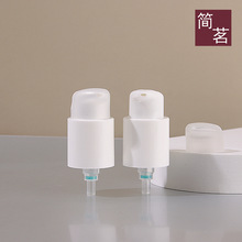 现货批发22牙24牙企鹅头外置左右开关乳液泵粉泵化妆品泵卸妆油泵