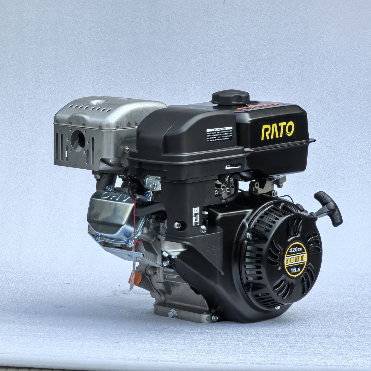 16.5 Horsepower High-Speed Gasoline Engine 5000 Rpm Marine Fan Motor for Go-Karts 190F 25mm Shaft Diameter