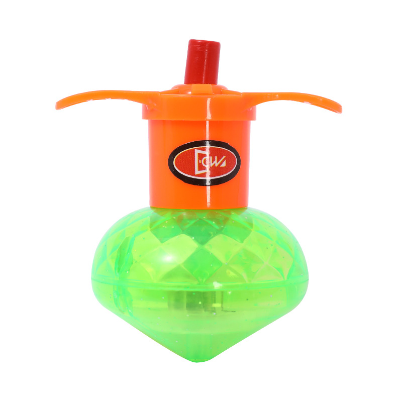Emisión de luz torsion Gyro Toy puesto de mercado nocturno infantil regalo catapulta Gyro juguete emisor de luz al por mayor transfronteriza