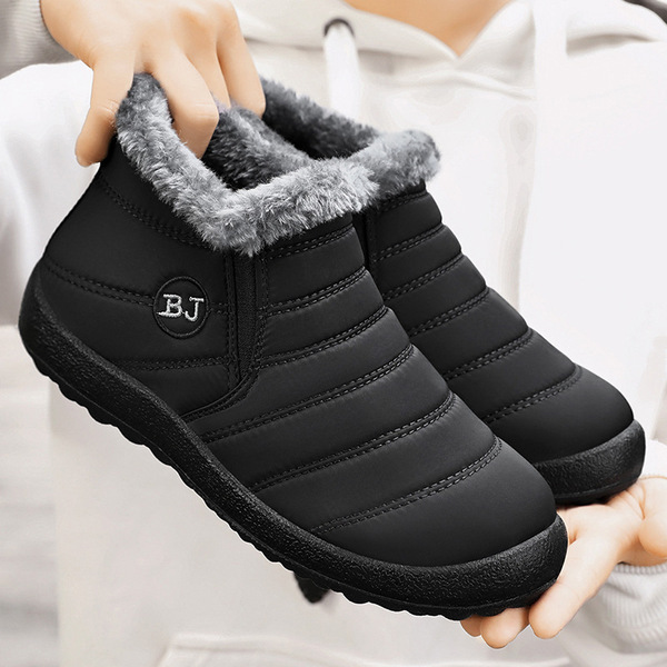 winter polyurethane keep warm casual walking shoes