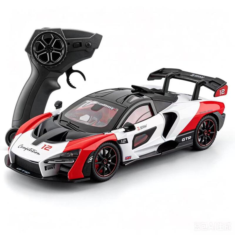 Cross-Border Alloy Remote Control 1:24 Senna Track Version Sports Car Children's Toy Car Model Ornament Gift Dropshipping