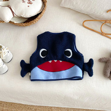 儿童摇粒绒马甲2025新款冬季男童韩版卡通外套宝宝时尚冬装上衣潮