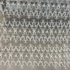 26新款弹力蕾丝面料 锦纶轻薄蕾丝布料 纱裙洛丽塔舞蹈服蕾丝面料