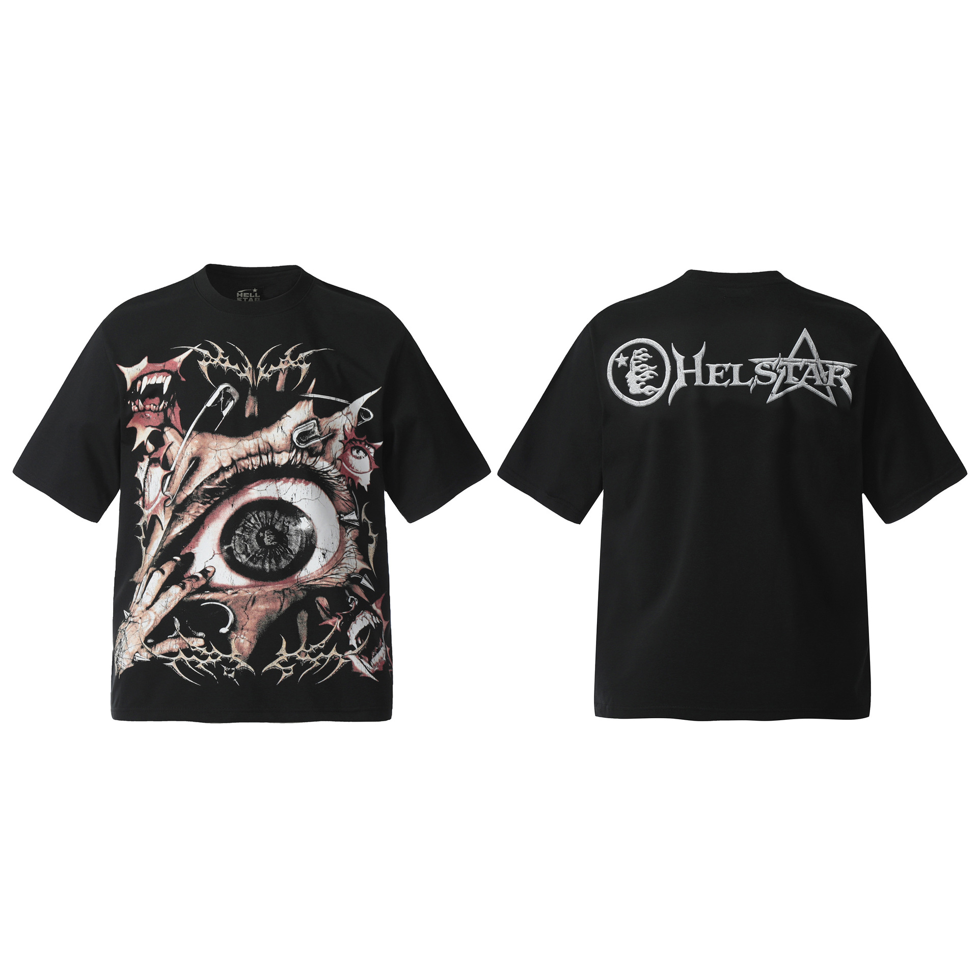 Hellstar Eye Graphic T-shirt Black