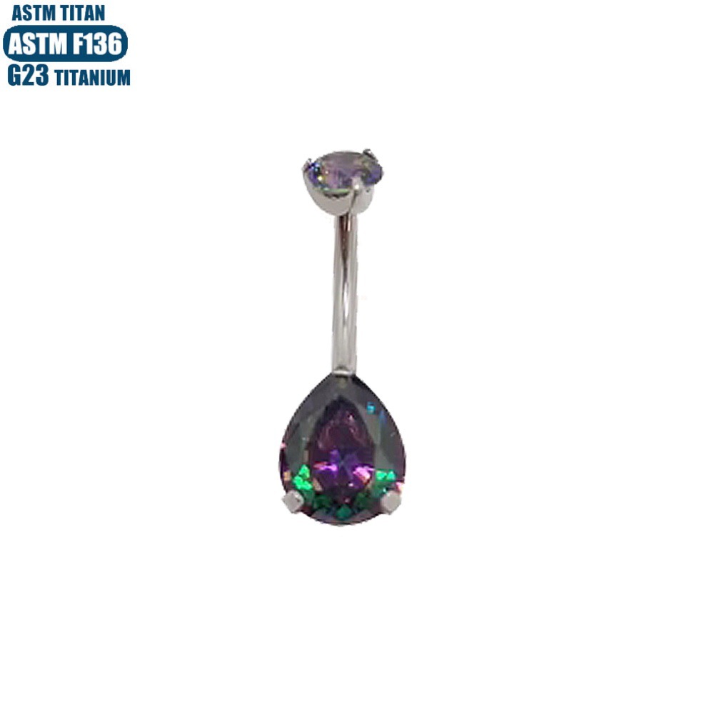 Pointed titanium steel lip stud product view