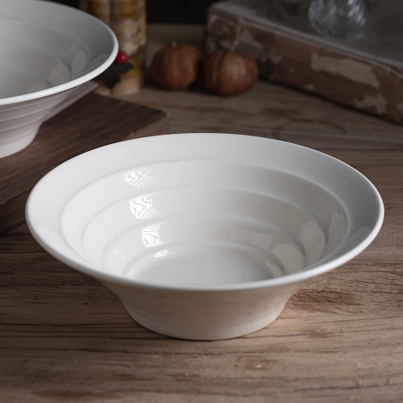 Relieve creativo ensalada casera bolos de postre bolos de bocadillos simple estilo retro bolos de cubiertos de cerámica de color sólido bolos de cubierta