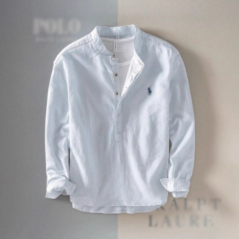 2025 Shirt Tops Men's Casual Shirts Korean Style Slim Fit Solid Color Stand Collar Pullover Commuter Shirt for Men 2025 Shirt Tops Men's Casual Shirts Korean Style Slim Fit Solid Color Stand Collar Pullover Commuter Shirt for Men