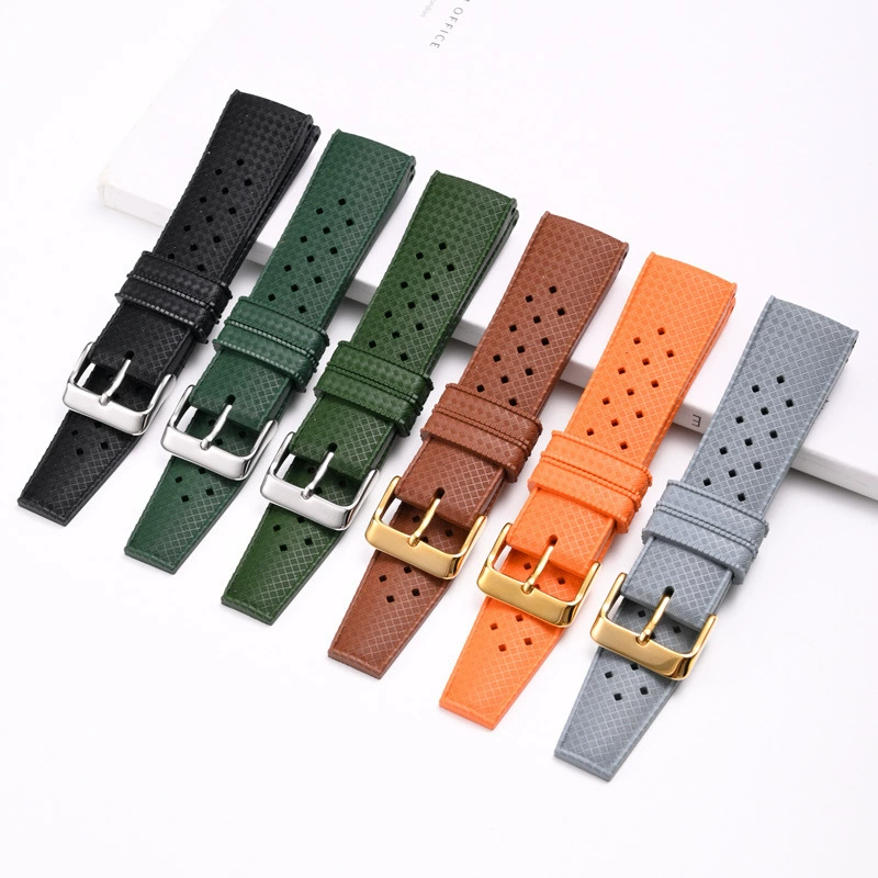 Ремешок из фторкаучука FKM для быстрой разборки часов Omega SWATCH Paobo Pingkou General Subtitude 20 22 мм
