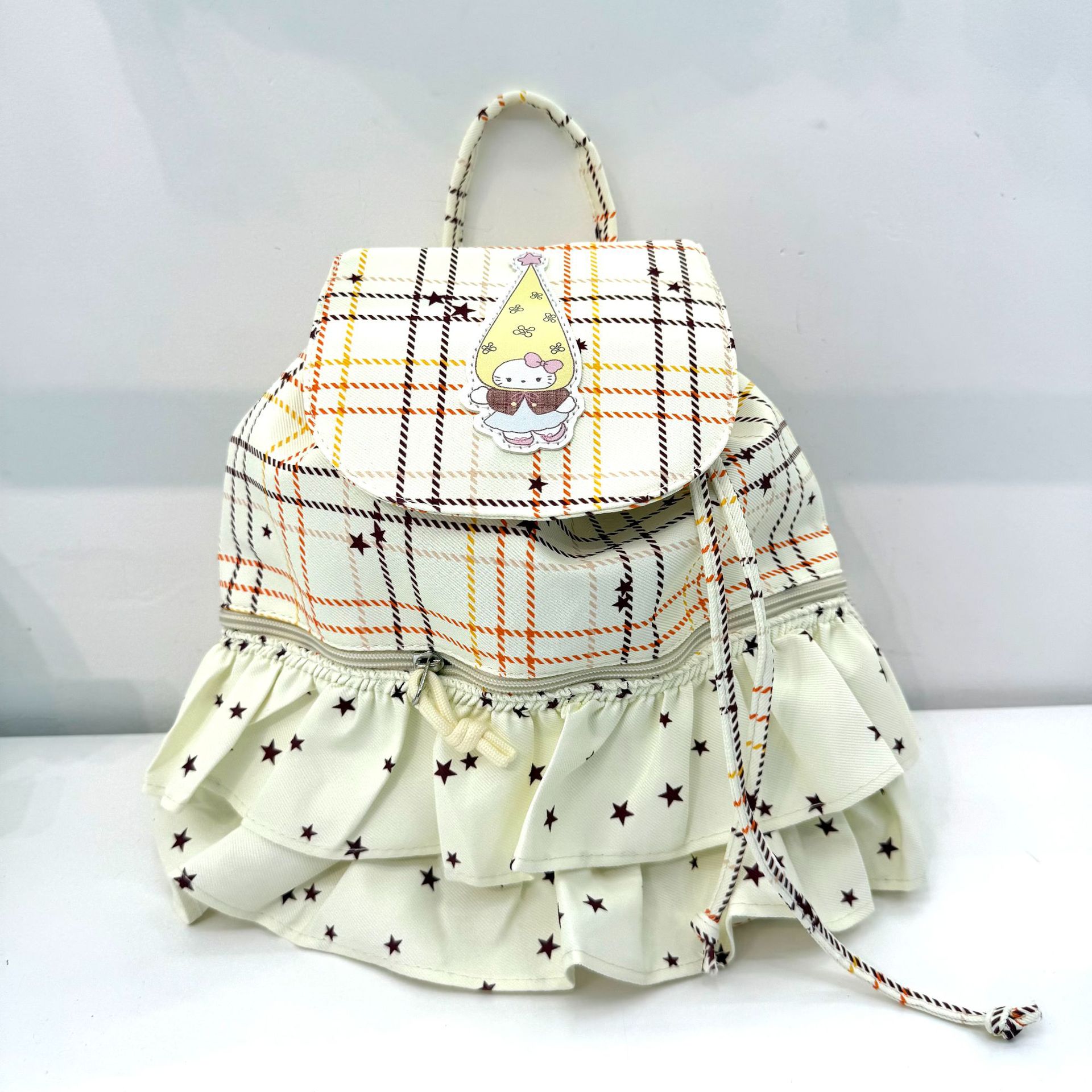 Mochila de dibujos animados para niños, mochila pequeña, 7 - 9 - 11 - 13 años, bolsas de moda para niños y niñas, color caramelo, ligero