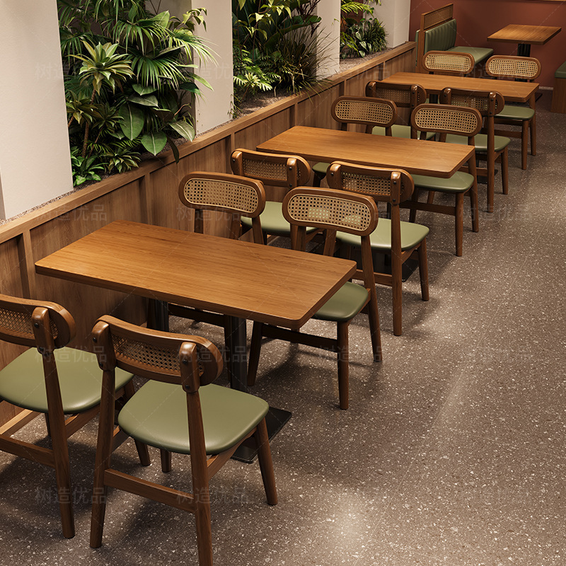 茶楼卡座食堂西餐饭店中式餐厅卡座沙发小吃日料奶茶店餐饮店桌椅|undefined