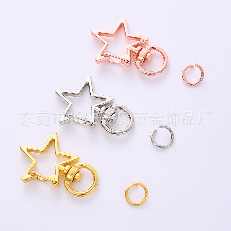 Металлические украшения DIY собака пряжка мультфильм аниме кулон звезда в наличии пентаграмма акриловый брелок аксессуары