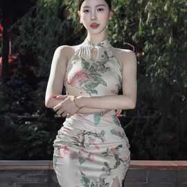 原/白玉瓷肌 新中式旗袍 国风绝美改良连衣裙女