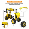 Constructor, car, engineering machine model, toy, suitable for import, handmade, engineering vehicle, children's clothing